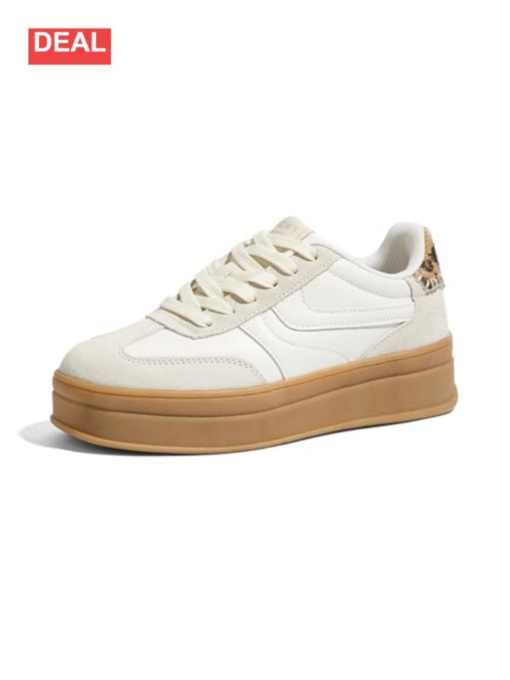 Platform Thick Gum Sole Retro Suede Mesh Sneakers Comfort Walking Shoes